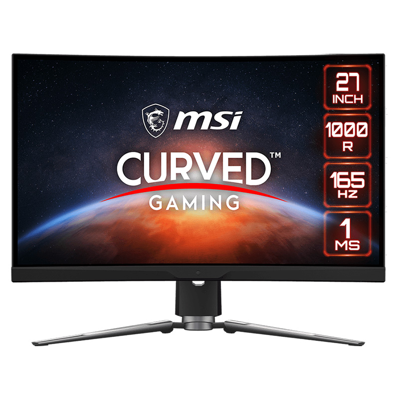 MSI 27in WQHD VA 165Hz FreeSync Premium Curved Gaming Monitor (MPG ARTYMIS 273CQR)