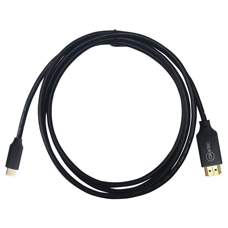 Cruxtec USB Type C to HDMI Male to Male Cable - 1m