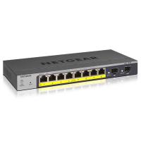 Netgear 8 Port Gigabit PoE+ Smart Managed Pro Switch (GS110TP-300AJS)