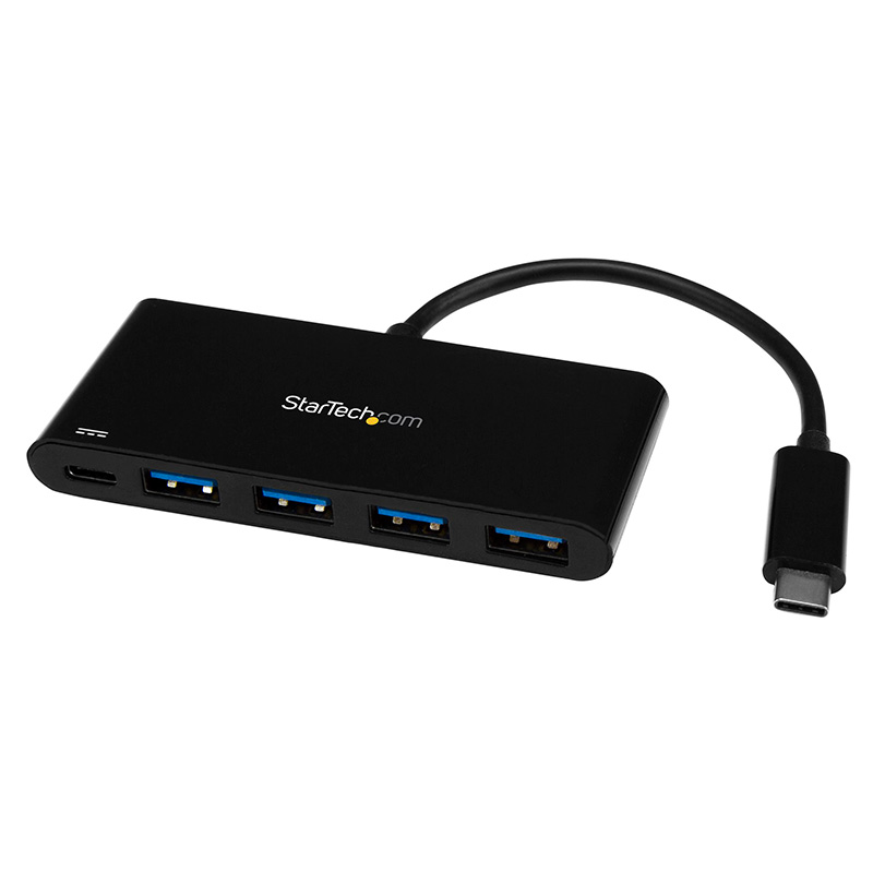 StarTech 4 Port USB C Hub to 4x USB Type A 5Gbps 60W PD Passthroug