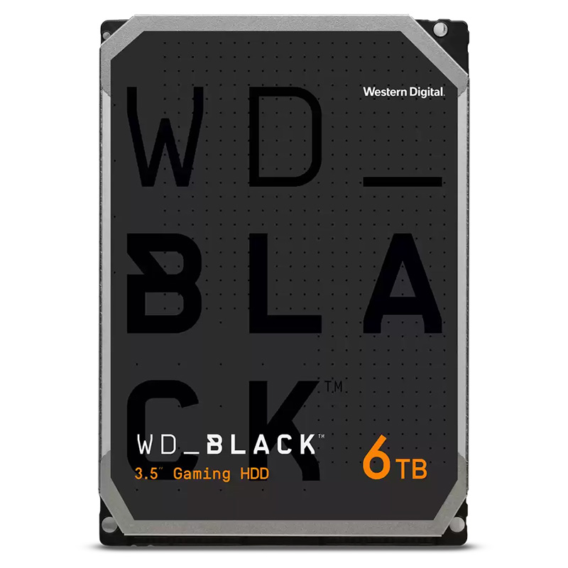 Western Digital 6TB Black 7200RPM 3.5in SATA Gaming Hard Drive (WD6004FZWX)
