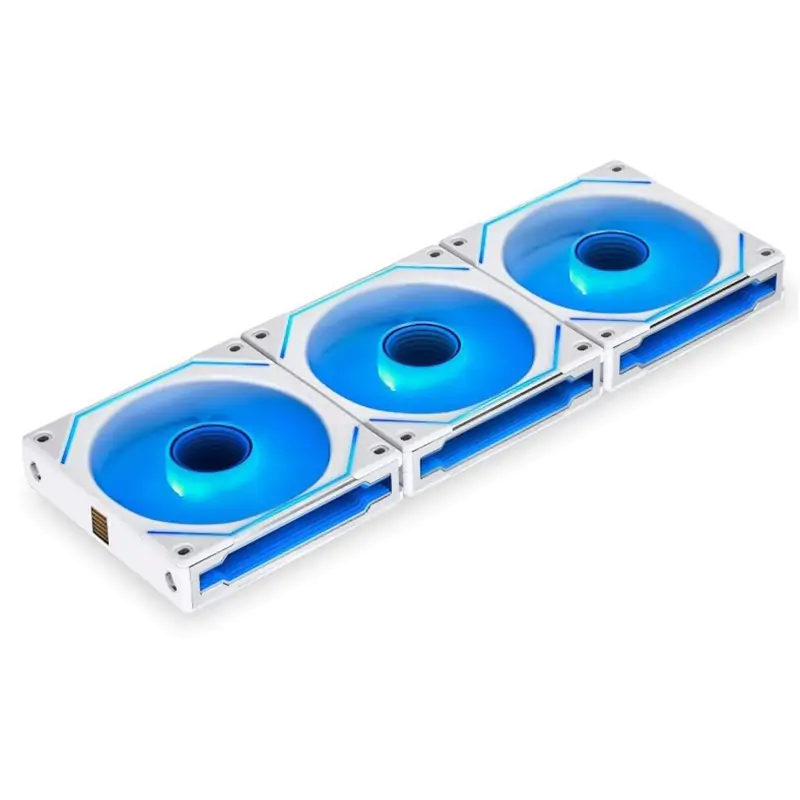 Lian Li SL120-1 120mm Uni Fan Infinity ARGB PWM White Fan with Controller - 3 Pack