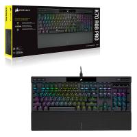 Corsair Gaming K70 RGB PRO Wired Mechanical Gaming Keyboard with PBT Double Shot PRO - Cherry MX Speed Silver(CH-9109414-NA)