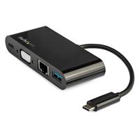 StarTech USB C Mini USB-C Dock w/ VGA/PD/USB-A/GbE Multiport Adapter