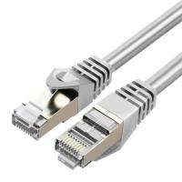 Cruxtec Cat7 SFTP Shield Ethernet Cable - 30cm White