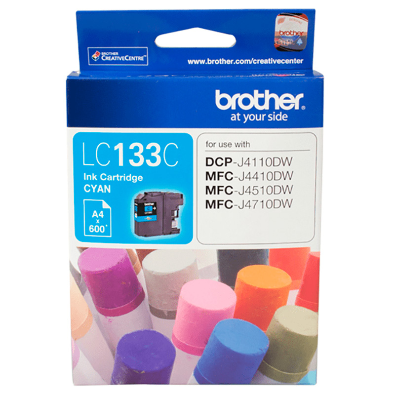 Brother Cyan Ink Cartridge (LC-133C)