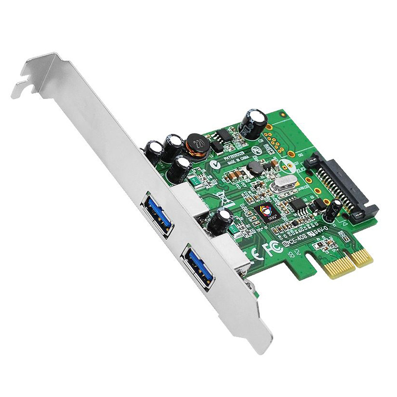 2 Port USB 3.0 & USB 3.1 PCIe Adapter Card (PCIE-TC+2xU3)