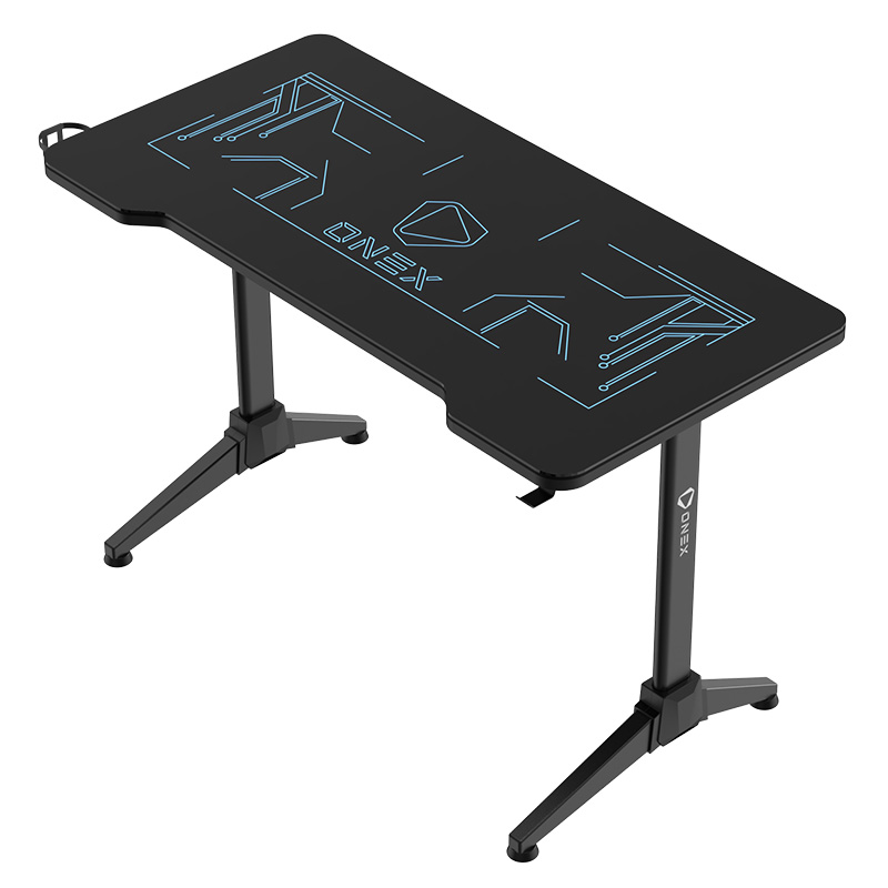 ONEX GD1200G Tempered Glass RGB Home Gaming Office Desk