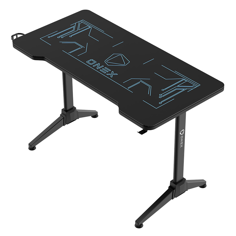 ONEX GD1400G Tempered Glass RGB Home Gaming Office Desk