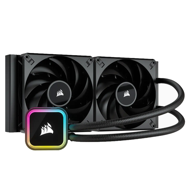 Corsair iCUE H115i ELITE 280mm RGB AIO Liquid CPU Cooler Black (CW-9060059-WW)