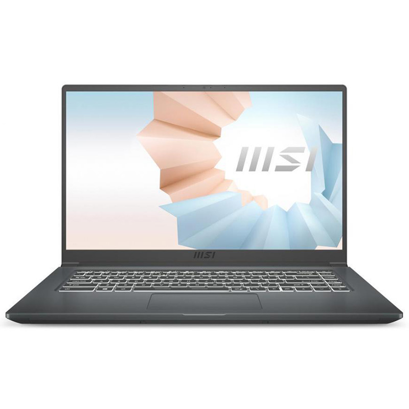MSI Modern A11MU 15.6in FHD i7-1195G7 512GB SSD 8GB RAM W11H Laptop - Carbon Grey (MODERN 15 A11MU-1034AU)