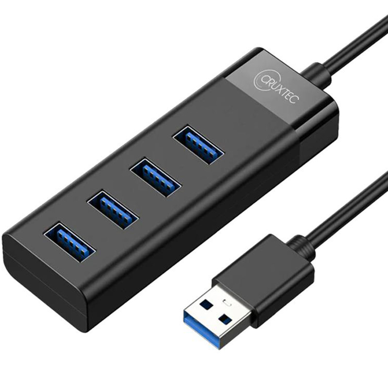 Cruxtec 4 Port USB A High Speed 3.0 HUB