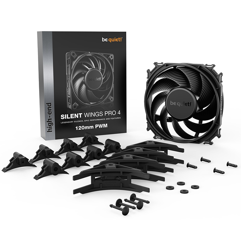 be quiet! Silent Wings Pro 4 PWM 120mm Fan (BL098)
