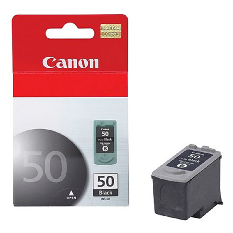 Canon PG50 High Cap Black Ink Cart for IP200/62xx/MP150/170/450