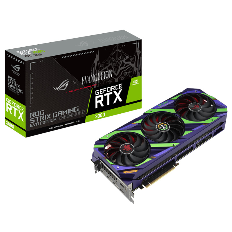 Asus ROG Strix GeForce RTX 3080 12GB OC EVA Edition Graphics Card (ROG-STRIX-RTX3080-O12G-EVA)