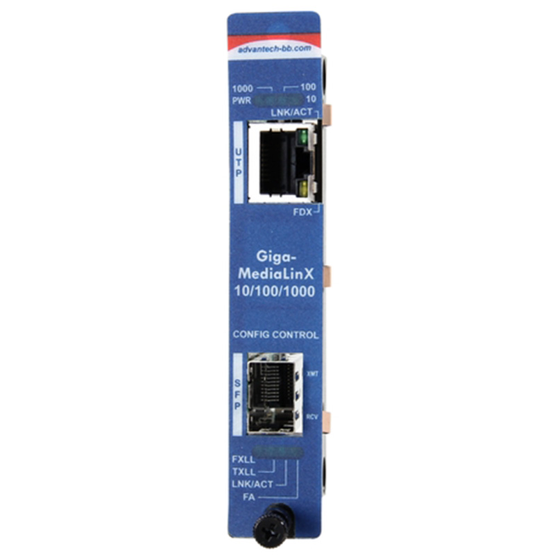 Advantech IMC-770-SFP 1000Mbps SFP Managed Modular Media Converter