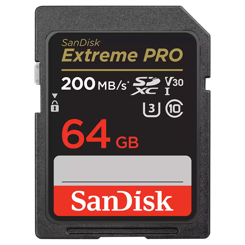 Sandisk 64GB Extreme Pro SDHC and SDXC Memory Card (SDSDXXU-064G-GN4IN)