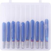 Laser-Engravers-SainSmart-Genmitsu-10Pcs-Nano-Blue-Coat-Engraving-Bits-30-Degree-0-1mm-Tip-1-8-Shank-Conical-V-Bit-6