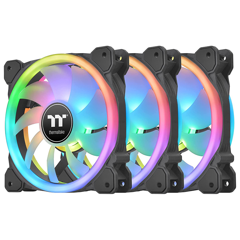 Thermaltake SWAFAN 12 140mm RGB Radiator Fan - 3 Pack (CL-F138-PL14SW-A)