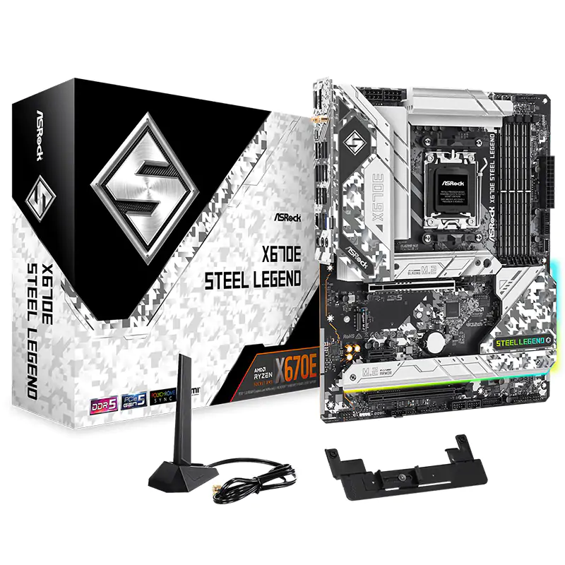 Asrock X670E Steel Legend AM5 ATX Motherboard