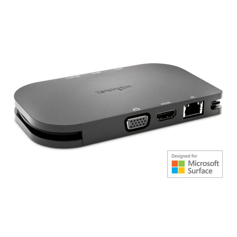 Kensington SD1610P USB-C Mobile Docking Station with Pass-Through Charging (K38365WW)