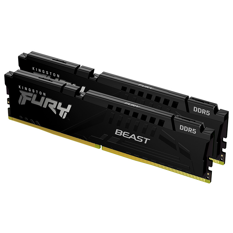 Kingston 32GB (2x16GB) KF556C36BBEK2/32 Fury Beast CL36 5600MHz DDR5 RAM Black