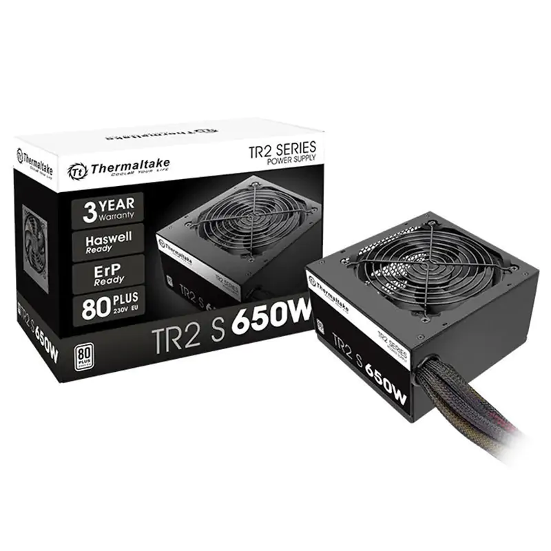 Thermaltake 650W TR2 S Power Supply 80+ ATX Power Supply (PS-TRS-0650NPCWAU-2)