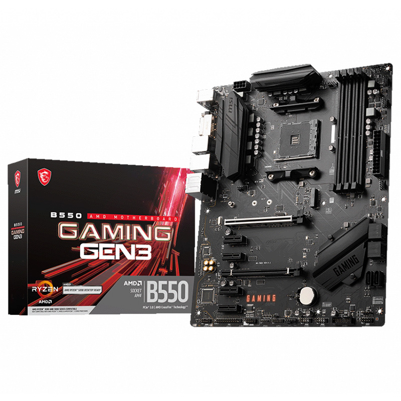 MSI B550 Gaming Gen3 AM4 ATX Motherboard - OPENED BOX 75193 (B550 GAMING GEN3-75193)