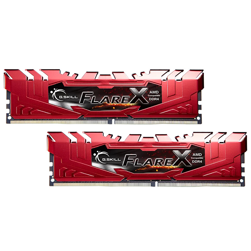 G.Skill 32GB (2x16GB) F4-2400C15D-32GFX Flare X 2400MHz CL15 DDR4 RAM