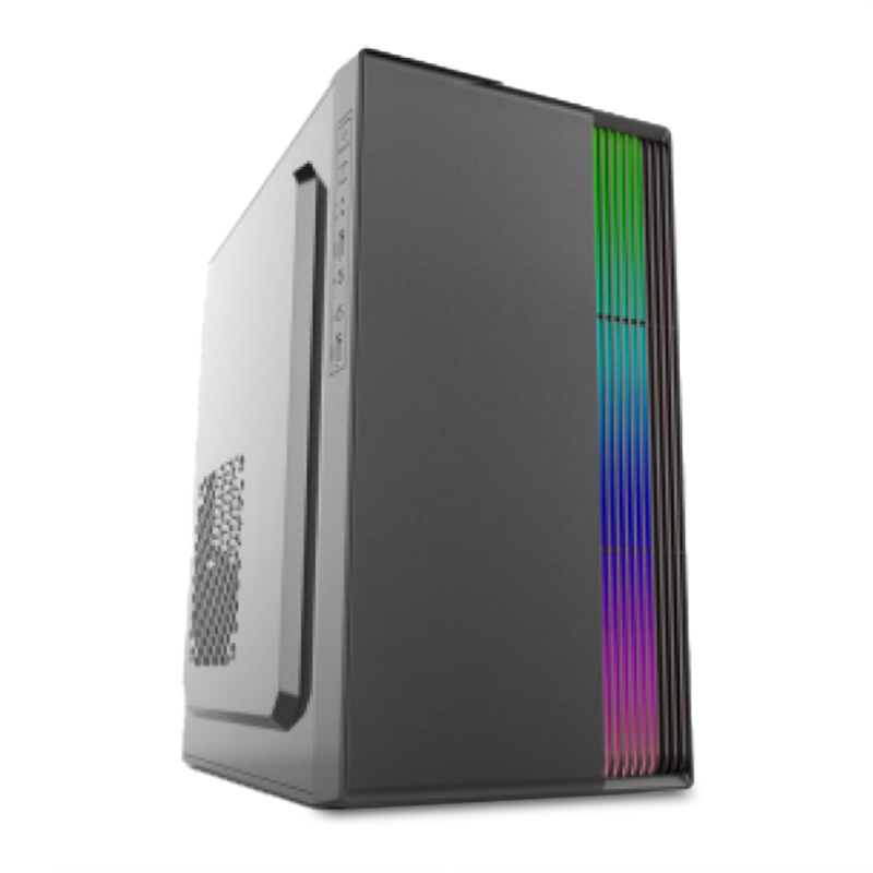 Equites C10 Mid Tower mATX Case with 500W Power Supply (Case-C10)