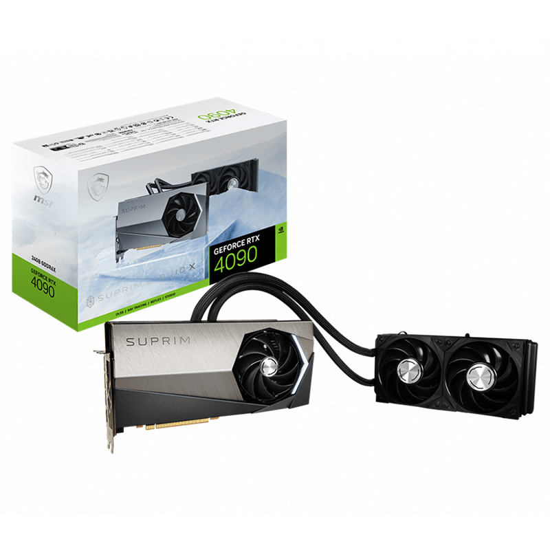 MSI GeForce RTX 4090 Suprim Liquid X 24G Graphics Card (GeForce RTX 4090 SUPRIM LIQUID X 24G)