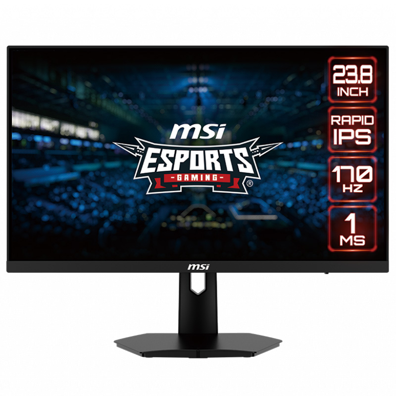 MSI 23.8in FHD 170Hz IPS eSports Gaming Monitor (G244F) - OPENED BOX 78996