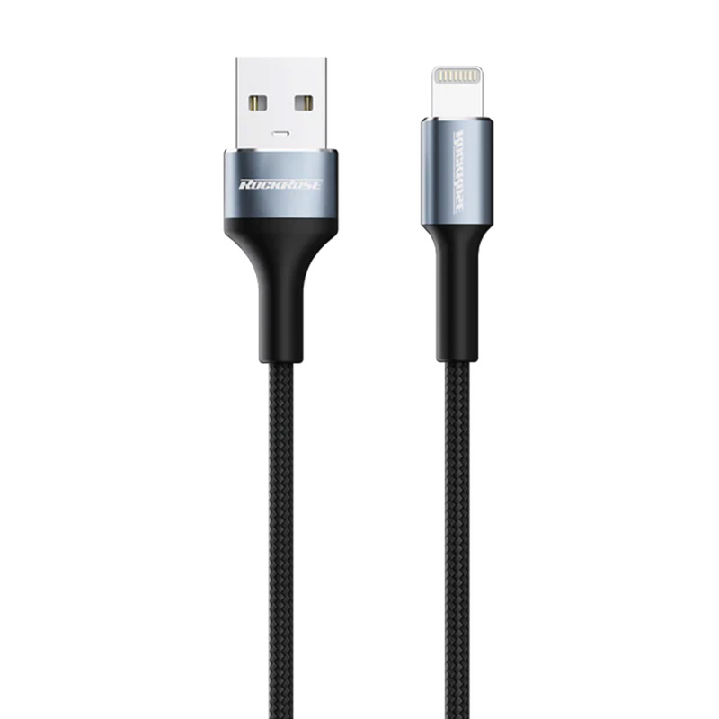 RockRose Aspire AL 2.4A 1m Lightning Charge & Sync Cable