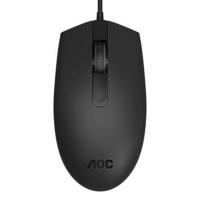 AOC MS100 Silent Wired USB Mouse - Black (MO-MS100B)