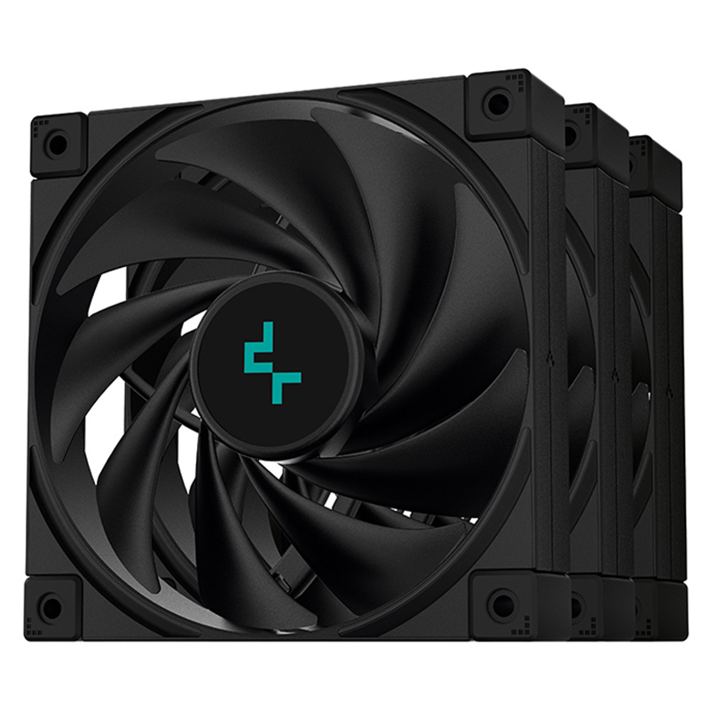 Deepcool FK120 120mm Fan 3 Pack (R-FK120-BKNPF3-G-1)