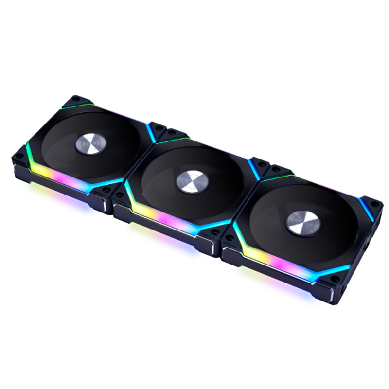 Lian Li UNI 120mm RGB Fan Black with Controller - 3 Pack