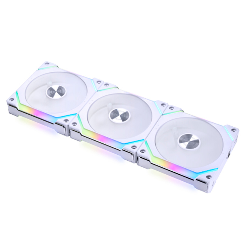 Lian Li UNI FAN SL120 V2-3W 120mm ARGB PWM 2000RPM 1Set (3 PC) White with Controller - 12SLV2-3W