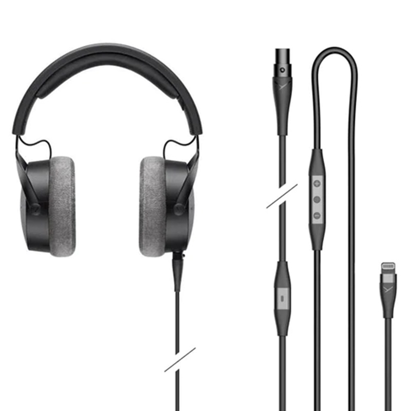 Beyerdynamic DT 700 PRO X Lightning Pack with Wired Professional Headphones, Lightning Cable and Soft Bag