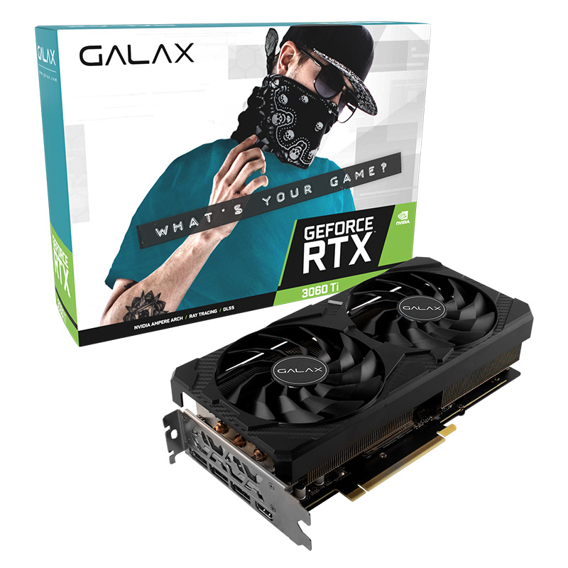 Galax GeForce RTX 3060 Ti Plus 1 Click OC 8G Graphics Card