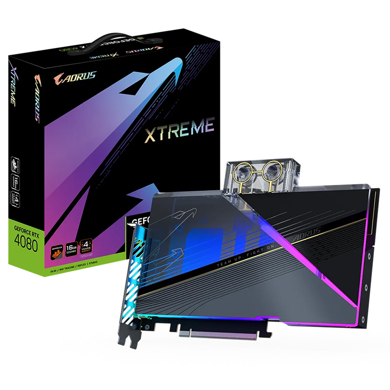 Gigabyte GeForce RTX 4080 Aorus X WB 16G Graphics Card (GV-N4080AORUSX WB-16GD 1.0)