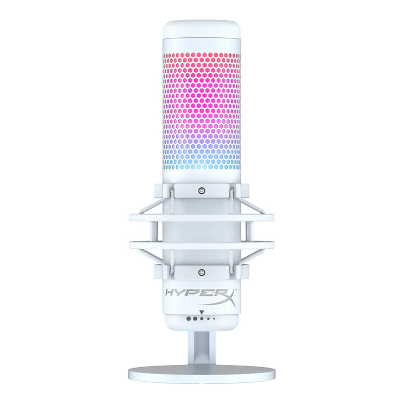 HyperX QuadCast S RGB USB Condenser Microphone White (519P0AA)