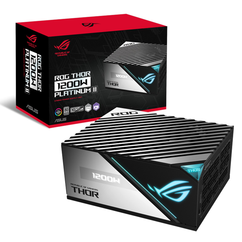 Asus 1200W ROG Thor 80+ Platinum II PCIe 5.0 Power Supply (ROG-THOR-1200P2-GAMING)