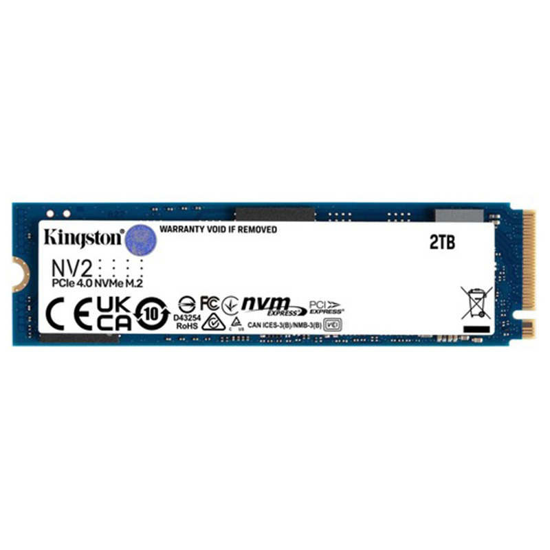 Kingston NV2 2TB PCIe 4.0 M.2 2280 NVMe SSD (SNV2S/2000G)