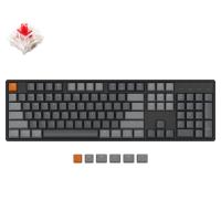 Keychron K10 RGB Aluminum Frame Wireless Full Hot-Swappable Mechanical Keyboard - Red Switch (KBK10J1RED)