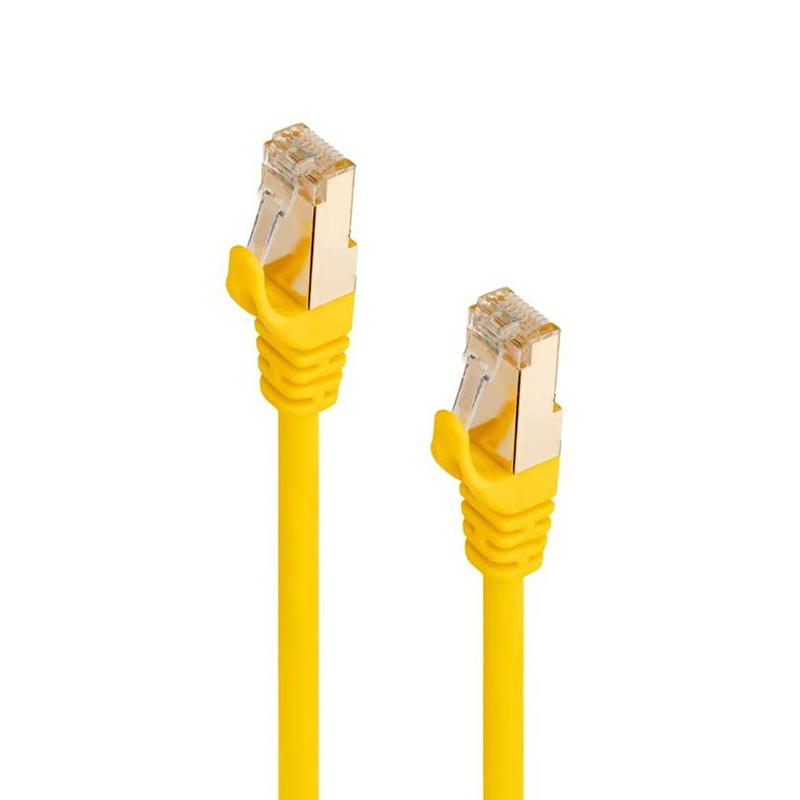 Cablelist Cat7 SF/FTP RJ45 Ethernet Network Cable - 1m Yellow (NCABCLFCAT7B011)