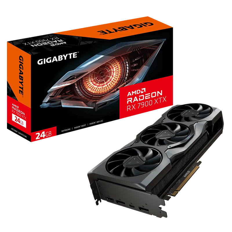 Gigabyte Radeon RX 7900 XTX 24G Graphics Card (GV-R79XTX-24GC-B)