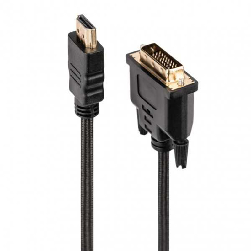 Cablelist 2K DVI to HDMI Male to Male 1m Cable (DCABCLDHMM2K01)