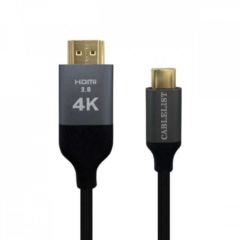 Cablelist USB-C Male to HDMI Male Cable 4K/60Hz - 2m (CLTPHDMI2M)