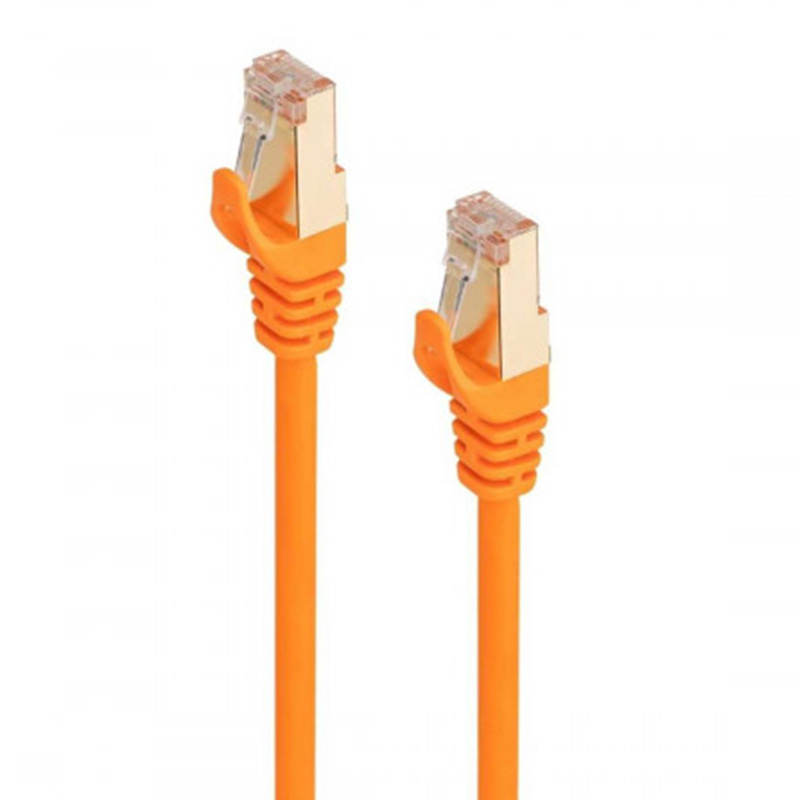 Cablelist Cat7 SF/FTP RJ45 Ethernet Network Cable - 50cm Orange (NCABCLFCAT7B008)