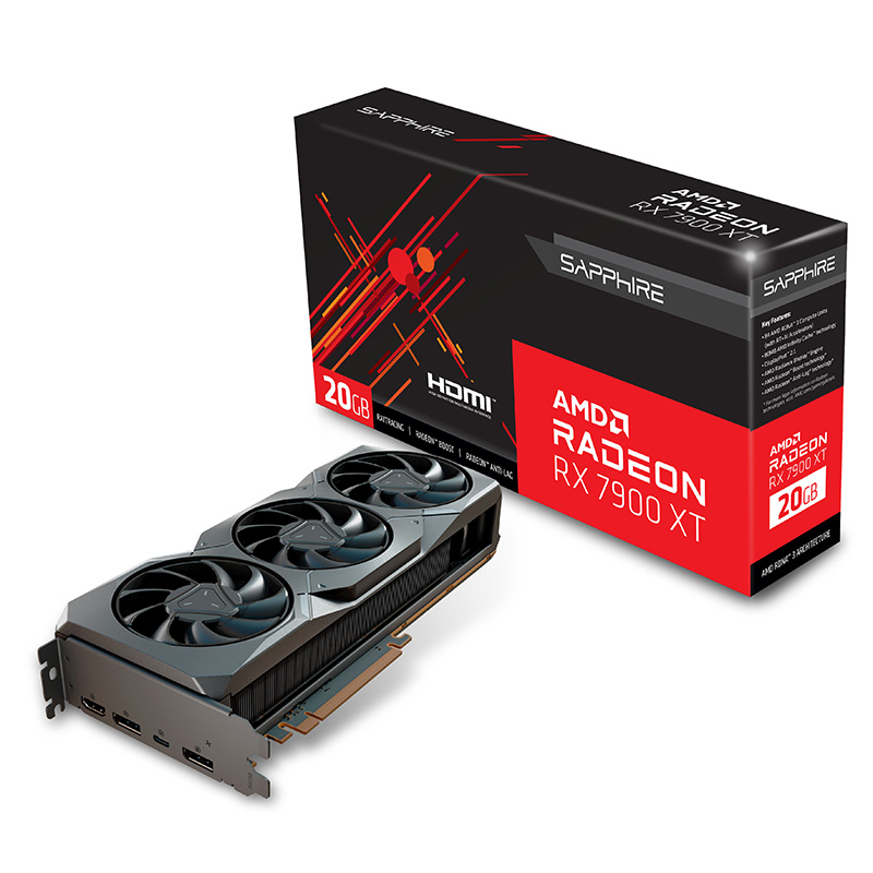 Sapphire Radeon RX 7900 XT 20G Graphics Card (21323-01-20G)